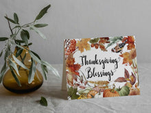 PRINTABLE Thanksgiving Blessings Card