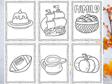 Thanksgiving Coloring Pages PRINTABLE