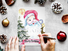 Santa Card PRINTABLE Christmas