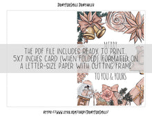 Merry Christmas Card PRINTABLE