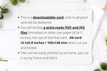 Wedding Card To Mother Of The Groom Card Wedding Day Card PRINTABLE
