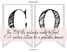 Graduation Congrats Grad Banner Printable Party Decorations