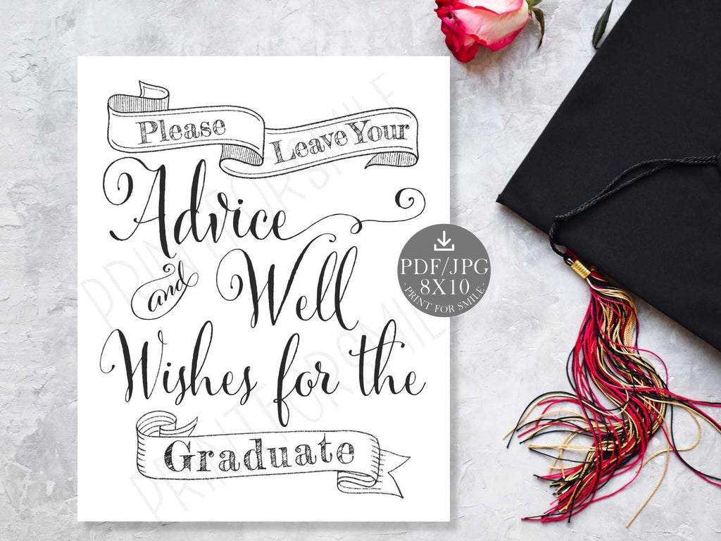 advice-and-well-wishes-for-the-graduate-sign-printable