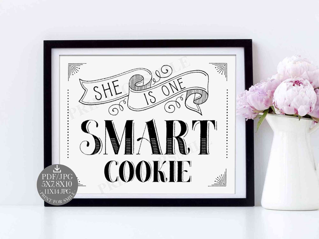 One Smart Cookie Graduation Free Printable One Smart Cookie Graduation Free Printable