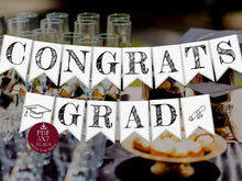 Graduation Congrats Grad Banner Printable Party Decorations