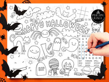 halloween placemat printable