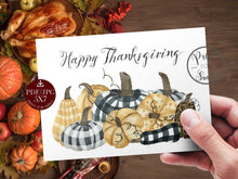 PRINTABLE Happy Thanksgiving Card Pumpkin