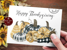 PRINTABLE Happy Thanksgiving Card Pumpkin