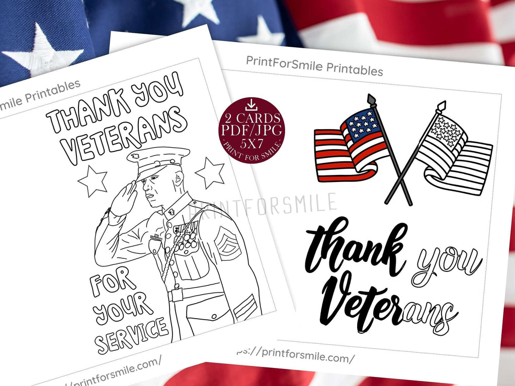 Veterans Day Coloring Card PRINTABLE veterans-day-coloring-card-printable