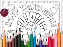 Thanksgiving Placemat PRINTABLE For Kids