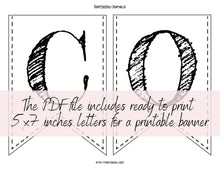 Graduation Congrats Grad Banner Printable Party Decorations