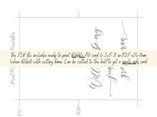 Will You Be My Junior Groomsman Card PRINTABLE A6