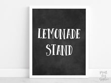 Lemonade Stand Sign PRINTABLE Graduation Sign, Party Sign, Party Decorations, Table Sign, Grad Party Decor, Chalkboard