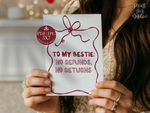 Bestie Card Galentines Day Card PRINTABLE, Trendy BFF Card, Cute Card