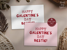 Happy Galentine's Day Bestie Card PRINTABLE Trendy