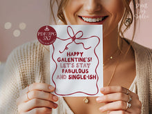 Cute Galentine's Day Card PRINTABLE, Trendy Best Friend Card, Bestie Gift, BFF Card