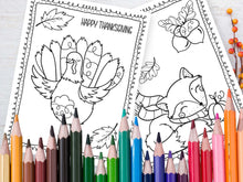 Thanksgiving Activities For Kids PRINTABLE Placemat Banner Word Search Scramble I Am Thankful For Coloring Page I Spy