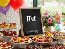 Food Sign Graduation Sign PRINTABLE, Graduation Decorations, Table Sign, Grad Party Decor, Chalkboard