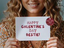 Happy Galentine's Day Bestie Card PRINTABLE Trendy