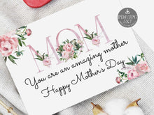 Printable Mother's Day Card Floral