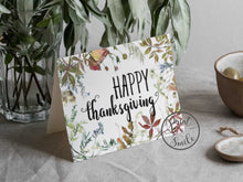 PRINTABLE Thanksgiving Cards Set Give Thanks Gratitude Blessed Happy