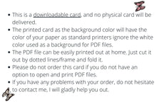 Will You Be Our Reader Card PRINTABLE A6