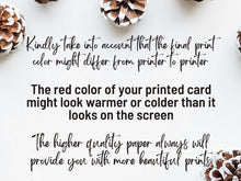 Christmas Card PRINTABLE