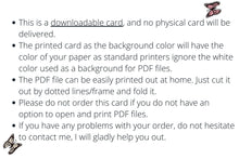 Will You Be My Personal Attendant Card PRINTABLE A6