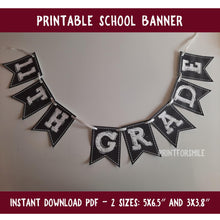First Day Of 11th Grade Banner PRINTABLE