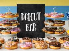Donut Bar Sign, PRINTABLE Graduation Sign, Chalkboard Graduation Party Decorations, Table Sign, Grad Party Decor