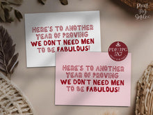 Funny Galentines Day Card PRINTABLE Trendy Gift