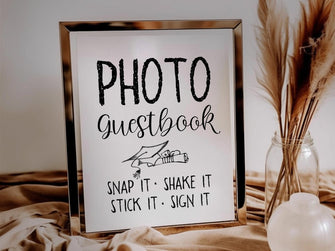 Graduation Photo Guestbook Sign PRINTABLE Party Decorations