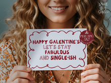 Cute Happy Galentines Day Card PRINTABLE, Trendy Best Friend Card Gift, BFF Card