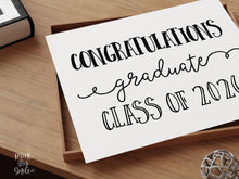 Congratulations Graduate Class Of 2026 Sign PRINTABLE, Graduation Party Decor