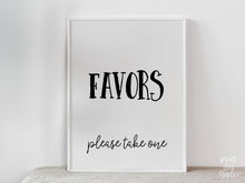 PRINTABLE Favors Sign Graduation Sign, Graduation Decorations, Table Sign, Grad Party Decor
