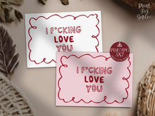 Rude Valentine's Day Card PRINTABLE, Trendy Galentine's Day Card, Best Friend Card Gift, Card For Him Boyfriend Husband