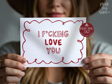 Rude Valentine's Day Card PRINTABLE, Trendy Galentine's Day Card, Best Friend Card Gift, Card For Him Boyfriend Husband