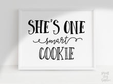 She Is One Smart Cookie Sign Grad Party PRINTABLE Graduation Sign