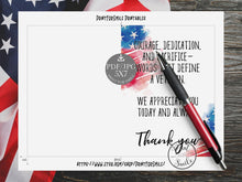 Thank You Veteran Card Veterans Day Card PRINTABLE Military Army Navy Marines Gift