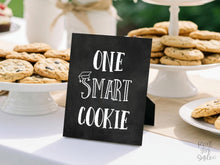 One Smart Cookie Sign Graduation PRINTABLE, Chalkboard Graduation Sign, Party Decorations, Grad