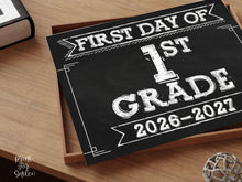First Day Of First Grade Sign PRINTABLE, 1st Grade Back To School Sign, Chalkboard 2026