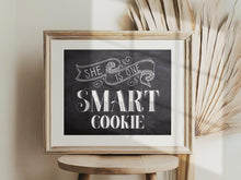 She Is One Smart Cookie Sign Graduation Chalkboard PRINTABLE, Cookie Bar Decor