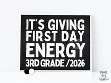Funny First Day of 3rd Grade Sign Printable, Back to School Sign, Clean + Chalkboard 1st Day Third Grade Poster for Boy or Girl