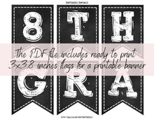 First Day Of 8th Grade Banner PRINTABLE