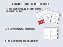 Love Coupons For Her Printable Gift