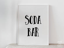 PRINTABLE Soda Bar Sign, Graduation Sign, Party Decorations, Table Sign, Grad Party Decor