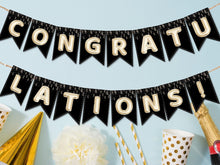 Congratulations Banner Printable Instant Download PDF 5x7 inches Flags