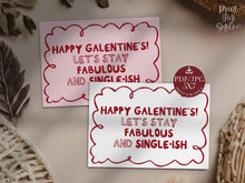 Cute Happy Galentines Day Card PRINTABLE, Trendy Best Friend Card Gift, BFF Card