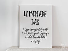 PRINTABLE Lemonade Bar Sign Graduation Sign, Party Sign, Party Decorations, Table Sign, Grad Party Decor