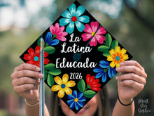 La Latina Educada Grad Cap Topper Printable, Graduation Cap Decor, Spanish Grad Cap, Educated Latina Graduation Cap, Class of 2026